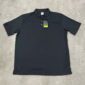 ⛳Callaway Opti-Dri Golf Black Short Sleeve Mens Polo Shirt XL NEW With Tags